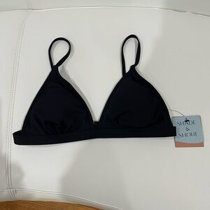 Shade & Shore Elegant Black Bikini Top